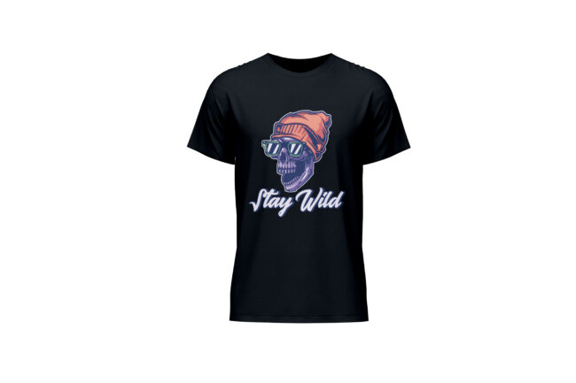 Stay Wild Printed T-Shirt (Regular & Oversized)