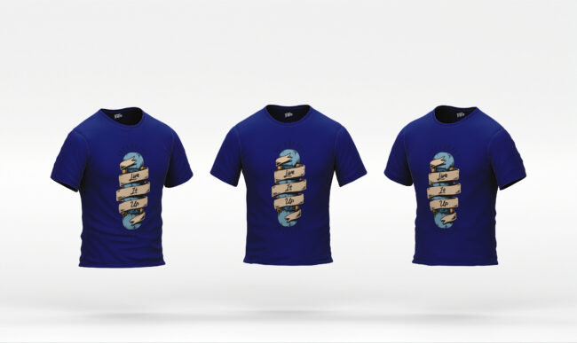 Live It Up Printed T-Shirt (Regular & Oversized)