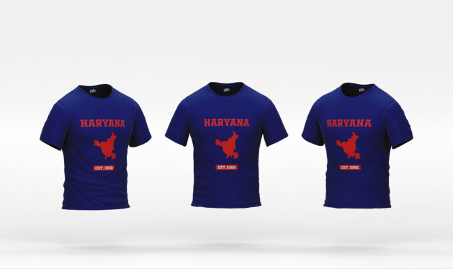Haryana Map Printed T-Shirt – EST. 1966