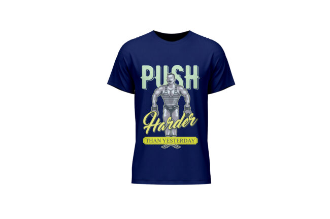 Push Hard Printed T-Shirt (Regular & Oversized)