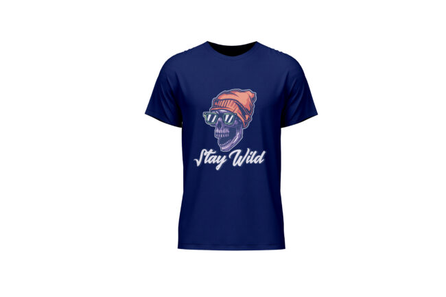 Stay Wild Printed T-Shirt (Regular & Oversized)