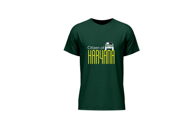 Citizen of Haryana Printed Cotton T-Shirt