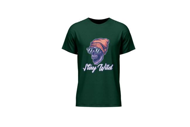 Stay Wild Printed T-Shirt (Regular & Oversized)