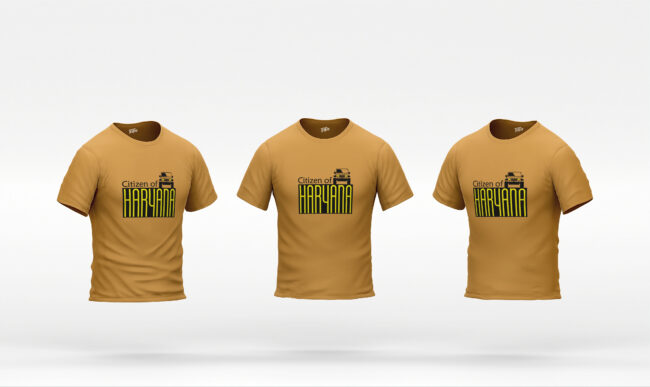 Citizen of Haryana Printed Cotton T-Shirt