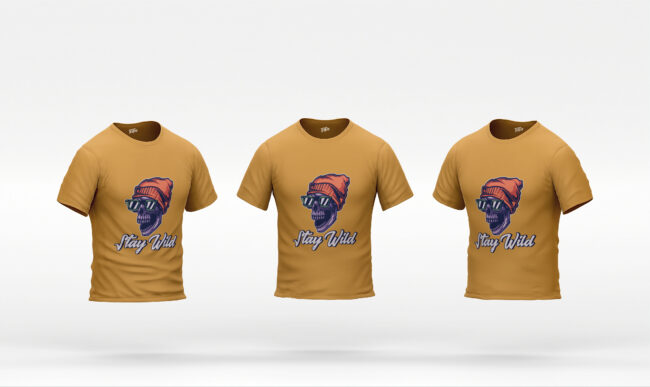 Stay Wild Printed T-Shirt (Regular & Oversized)