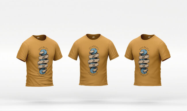 Live It Up Printed T-Shirt (Regular & Oversized)