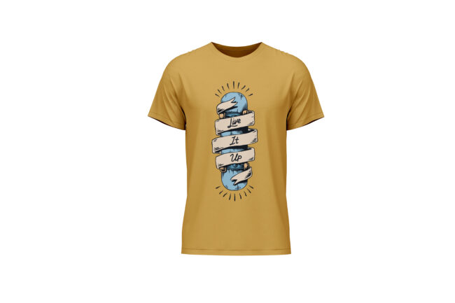 Live It Up Printed T-Shirt (Regular & Oversized)