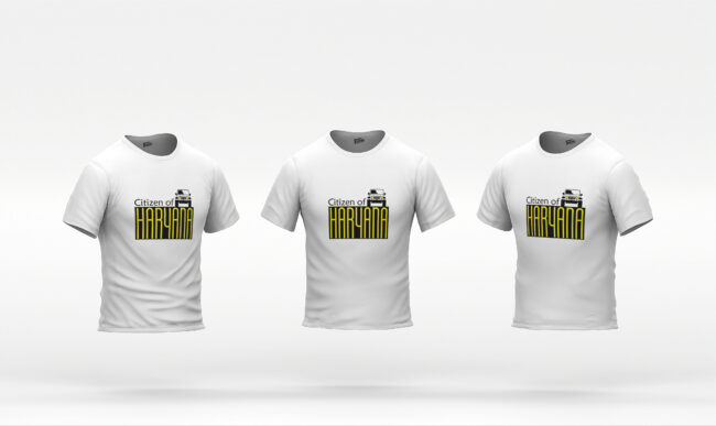 Citizen of Haryana Printed Cotton T-Shirt