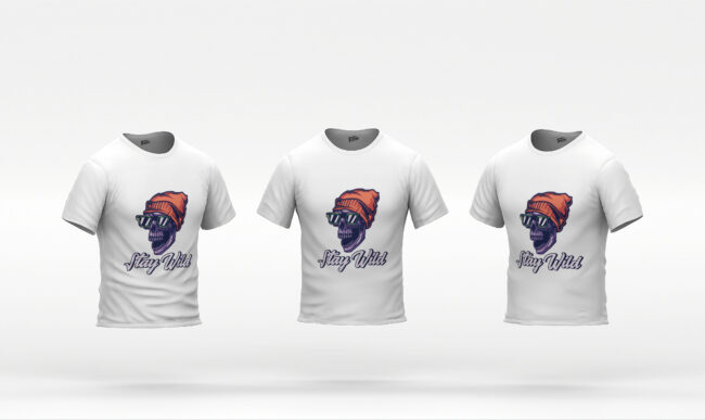 Stay Wild Printed T-Shirt (Regular & Oversized)