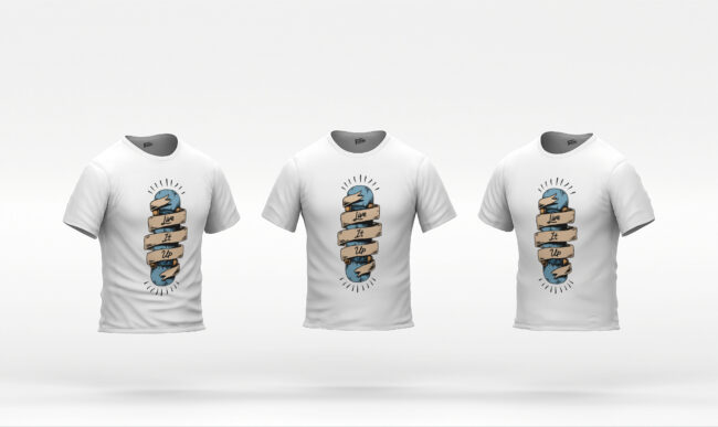 Live It Up Printed T-Shirt (Regular & Oversized)