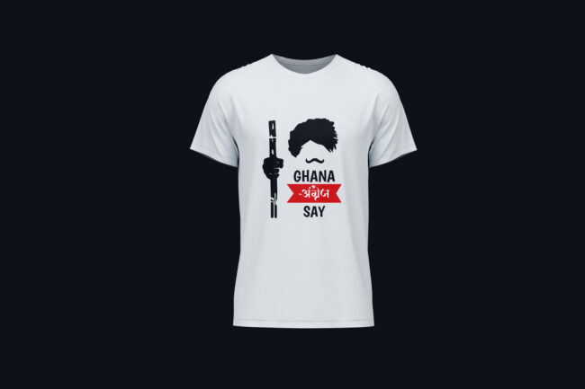 Ghana Angrej Se K Printed Cotton T-Shirt