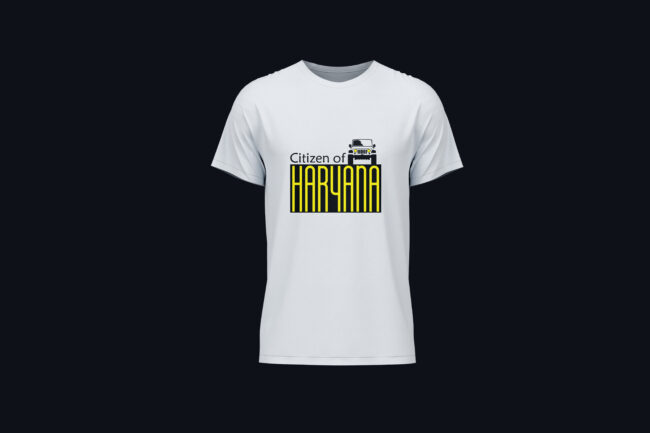 Citizen of Haryana Printed Cotton T-Shirt