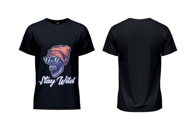 Stay Wild Printed T-Shirt (Regular & Oversized)