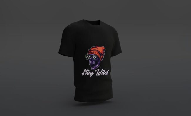 Stay Wild Printed T-Shirt (Regular & Oversized)