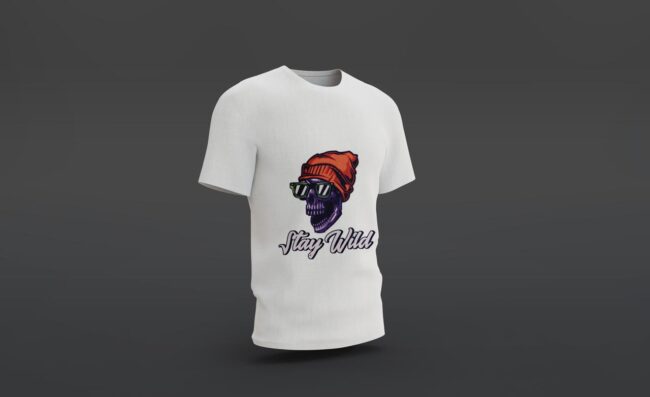 Stay Wild Printed T-Shirt (Regular & Oversized)