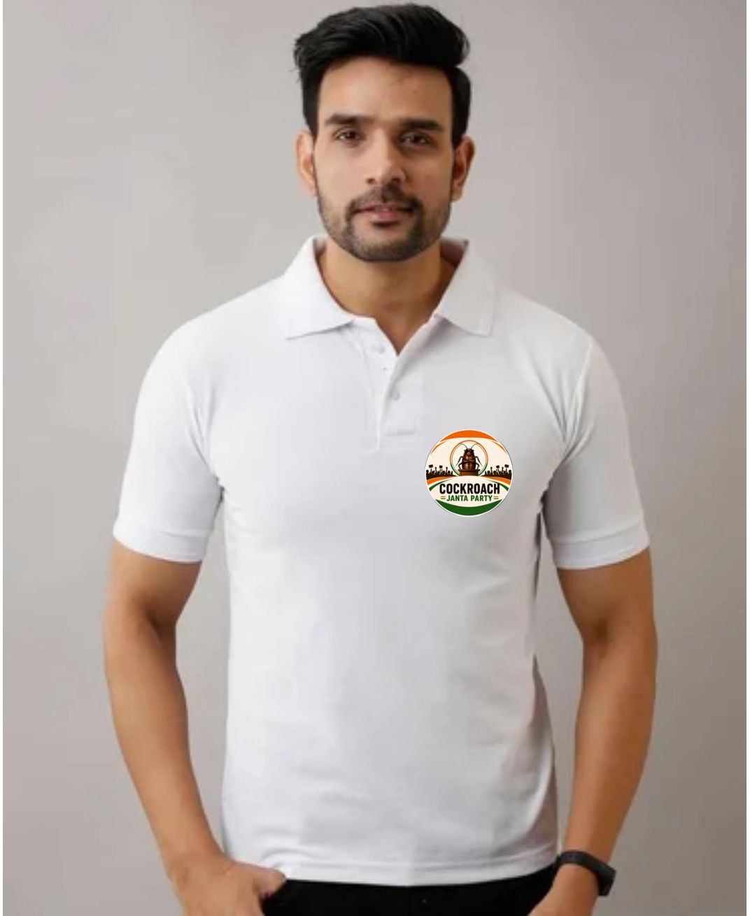 CJP Polo Printed T-Shirt.
